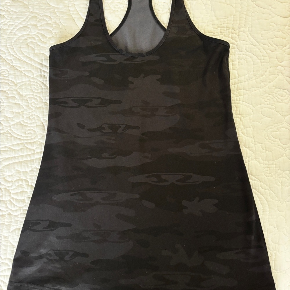 lululemon athletica Black Camo Tank Top Women’s